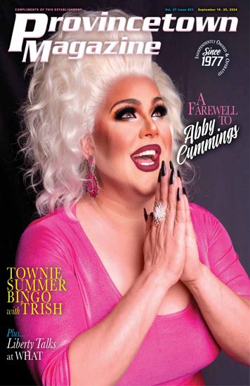 Provincetown Magazine cover, September 2024, featuring Abby Cummings
